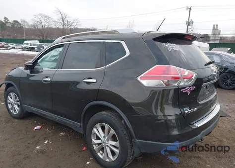 2015 Nissan Rogue Sv из США, поврежденный, VIN 5N1AT2MV3FC868011